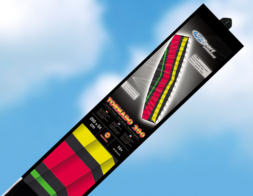 1040 Tornado Parafoil Verpackung