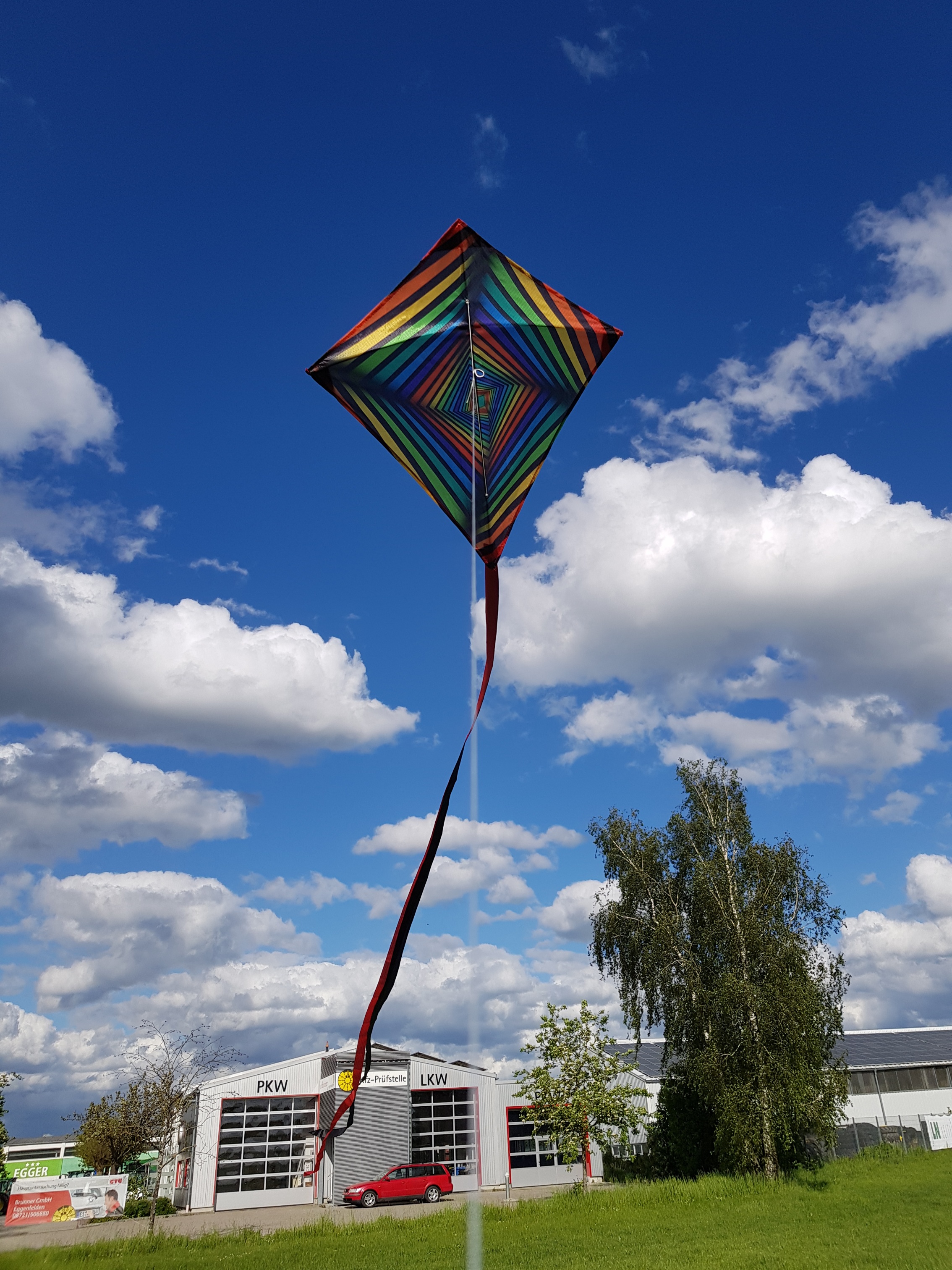 1243 Square im Flug